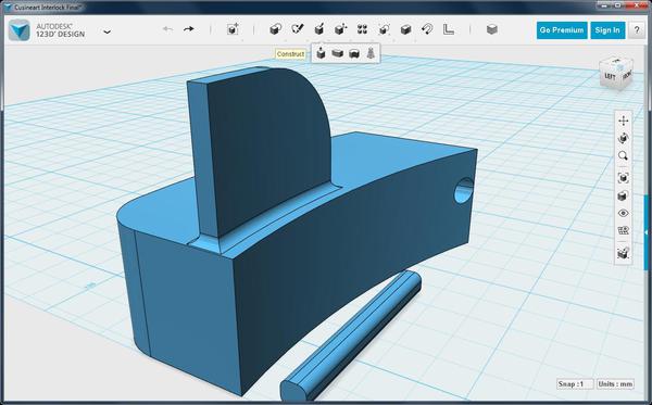 Cuisinart replacement part in 1-2-3 design